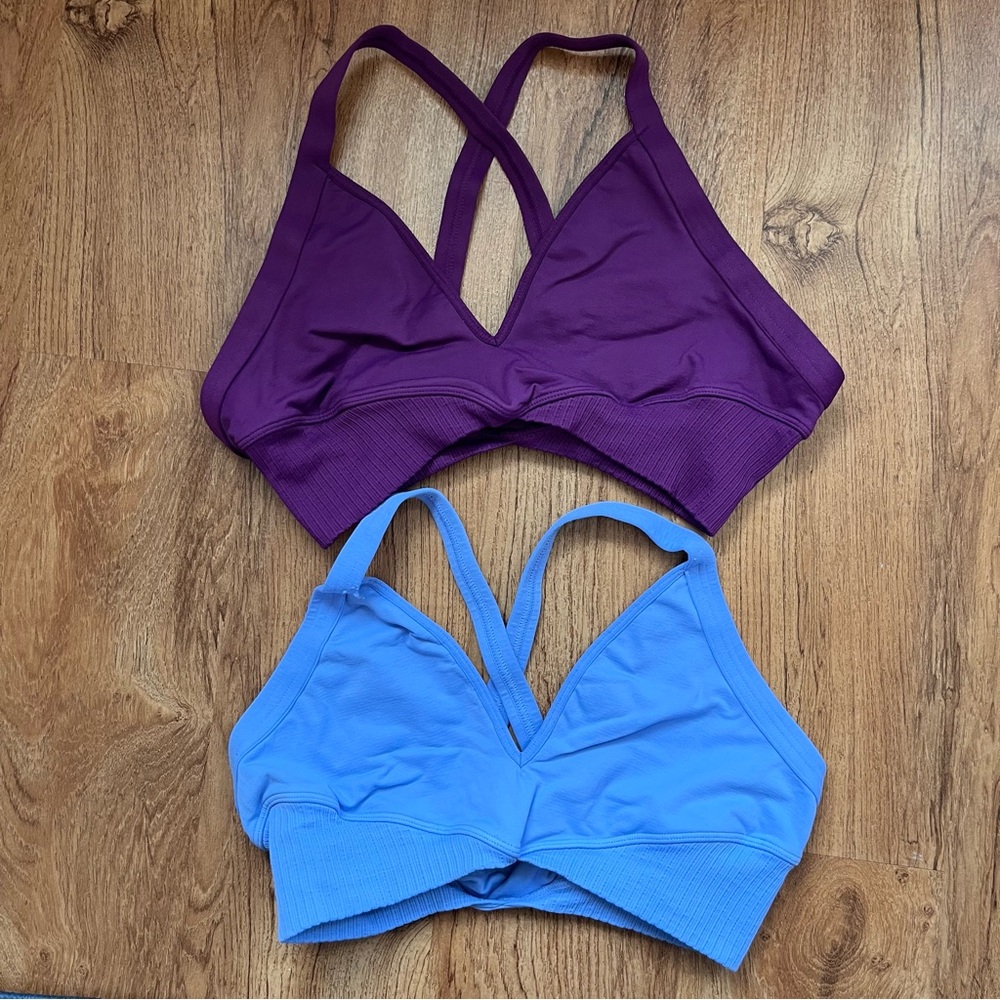 FP Movement by Free People Purple and Blue Bras